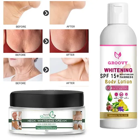 Premium Quality Body Lotion With Whitening Cream Combo