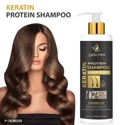 Keratin Professional Sulphate Free Smooth Shampoo For Men And Women- 200 Ml