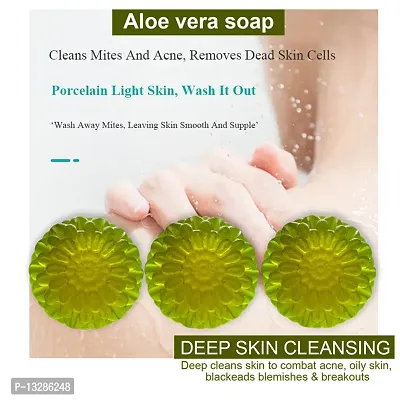 Aloe Vera Soap With Tea Tree Oil-100 Grams Each, Pack Of 3-thumb0