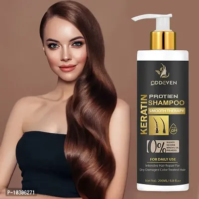 Keratin Professional Sulphate Free Smooth Shampoo For Women - 200 Ml