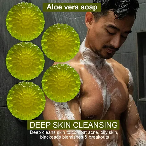 Aloe Vera Soap For Dry Skin-100 Grams Each Multipack