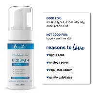 2% Salicylic Acid Foaming Daily Face Wash with Salicylic Acid, Zinc PCA  PHA for Active Acne  clogged Pores - 100 ml Reduces Acne | Unclogs Pores-thumb1