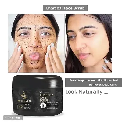 Trendy Charcoal Face And Body Scrub Cream Scrub