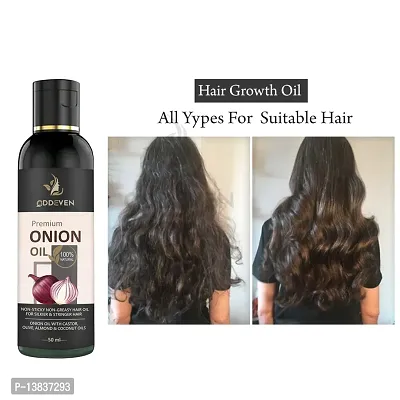 Onion Strength Hair Oil For Normal Hair - Anti Hair Fall Oil - With Amla Onion Hair Oil (50Ml) (Pack Of 1)