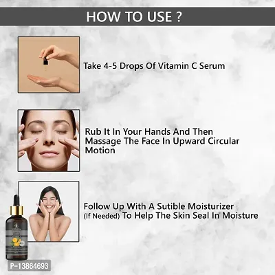 Vitamin C Serum For Face With Hyaluronic Acid For Anti Ageing, Anti Acne  And  Skin Brightening-thumb3