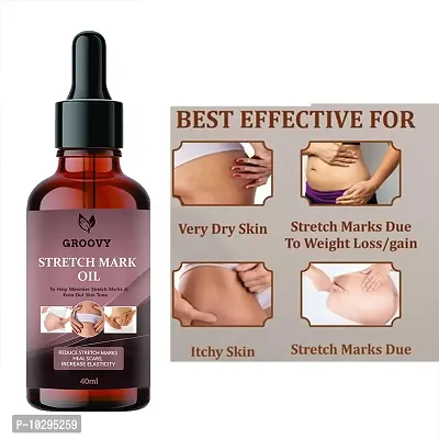 Stretch Marks Oil Ayurvedic Body Massage Bio Oil For Stretch Marks, Oil For Scar Removal, Aging And Wrinkled Skin 40 Ml