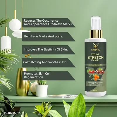 Nainital Organics Natural Stretch Oil With Coconut, Yasti And Tilatel Oils, For Scars And Stretchmarks 100 Ml-thumb3