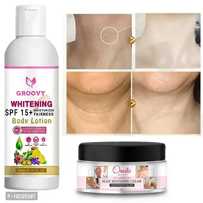 Groovy Whitening Body Lotion On Spf15+ Skin Lighten And Brightening Body Lotion Cream-Brightning For Women And Men 100 Ml With Whitening Cream