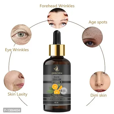 Professional Vitamin C Face Serum - Skin Brightening Serum , Anti-Aging, Skin Repair, Supercharged Face Serum, Dark Circle, Fine Line  And  Sun Damage Corrector Face Serum (45 Ml)-thumb0