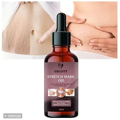 Stretch Marks Oil Skincare Oil For Pregnancy Stretch Marks With Argan Oil Saffron And Vitamin E Combo 40 Ml-thumb0