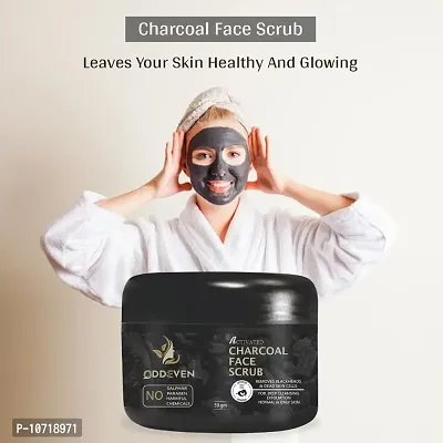 Trendy Natural Herbal Charcoal Face Scrub-thumb0