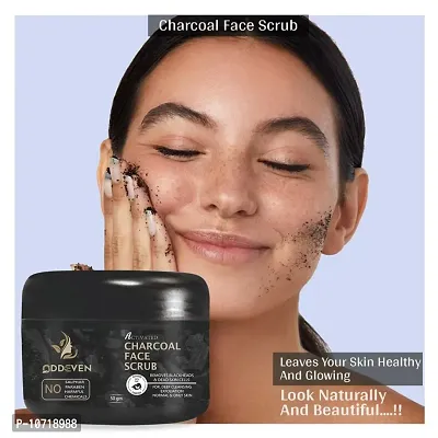 Trendy Charcoal Face And Body Scrub - Activated Charcoal - Deep Exfoliation Scrub