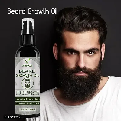 Vitracos Advanced Beard Growth Oil For Men - - 50 ml-thumb0