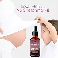 Stretch Marks Oilpresent Repair Stretch Marks Removal - Natural Heal Pregnancy Breast, Hip, Legs, Mark Oil 40 Ml-thumb2