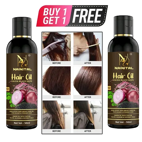 Onion Herbal Hair Oil For Controls Hair Fall Buy 1 Get 1 Free