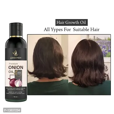 Red Onion Oil For Hair Growth, Thickness And Stimulating Healthy Onion Hair Oil (50Ml) (Pack Of 1)