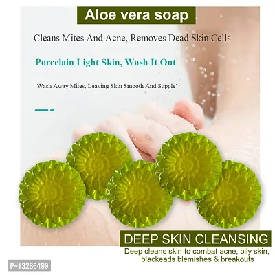 Aloe Vera Revitalizing Bathing Soap -100 Grams Each, Pack Of 5-thumb0