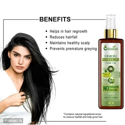 Onion Hair Oil For Hair Regrowth And Hair Fall Control - With Black Seed Oil Hair Oil- 100 Ml-thumb0