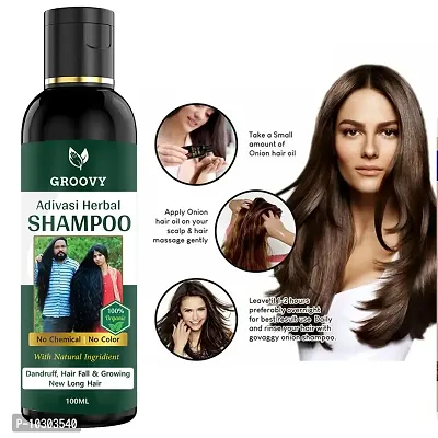 Neelambari Medicine Ayurvedic Herbal Anti Hair Fall Anti Dandruff 100 ml Hair Shampoo- 100 Ml-thumb0