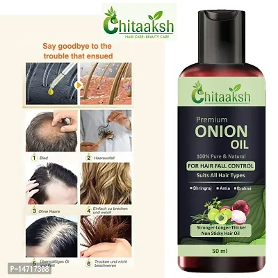 Onion Hair Oil For Hair Growth  Anti Dandruff Oil  Onion Shampoo For Men  Women 50ml For man and woman