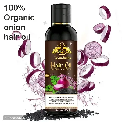 Hair Oil Help For Rapid Hair Growth,Anti Hair Fall,Split Hair And Shinier Hair 50Ml For Man And Women-thumb0