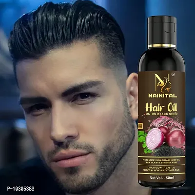 Hair Oil Black Seed Onion Oil For Damage Control Men And Women Hair Oil 50 Ml