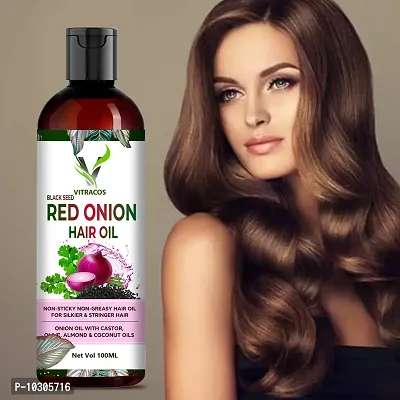 Premium Onion Methifenugreek Oil Help For Rapid Hair Growth,Anti Hair Fall,Split Hair And Promotes Softer And Shinier Hair 100 ml