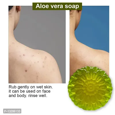 Antibacterial Aloe Vera Soap For Protection Against Germs And Bacteria -100 Grams