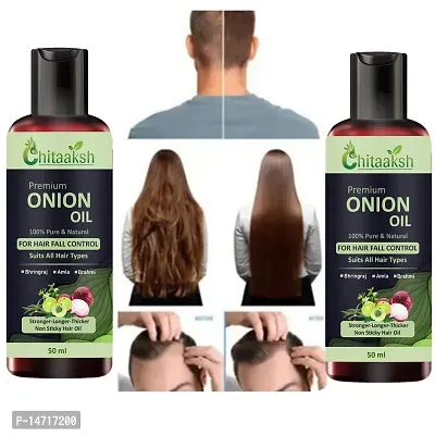 Onion Hair Oil for Hair Regrowth  Hair Fall Control Hair Oil (50ml) pack of  PACK OF 2