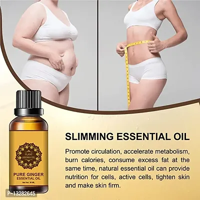 Ginger Essential Oil Ginger Oil Fat Loss Belly Fat Reduce Oil, Weight Loss Massage Oil, Fat Burner Oil For Women, Slimming Oil, Weight Loss Oil-thumb4