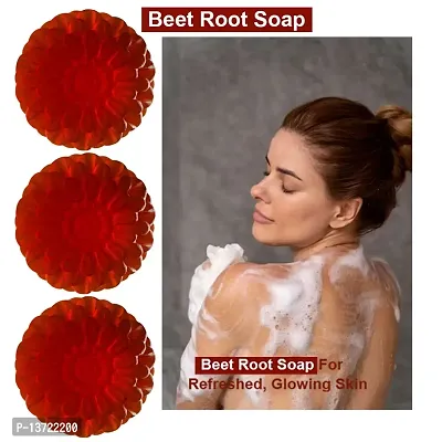 Premium Intensive Care Beetroot Soap Repair And Rejuvenate Your Skin 100Gm Pack Of 3