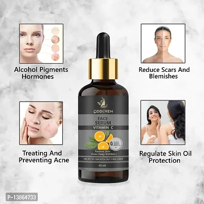 Vitamin-C Serum Pure Orange Extract With Ascorbic Acid And Hyaluronic Acid Skin Brightening And Glowing Serum For Face For Oily And Dry Skin  (45 Ml)-thumb2