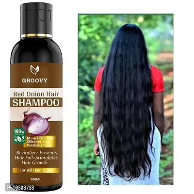 Ayurveda Onion Hair Shampoo For Hair Growth And Hair Fall Control With 14 Essential Oils Hair Shampoo 100 Ml-thumb0