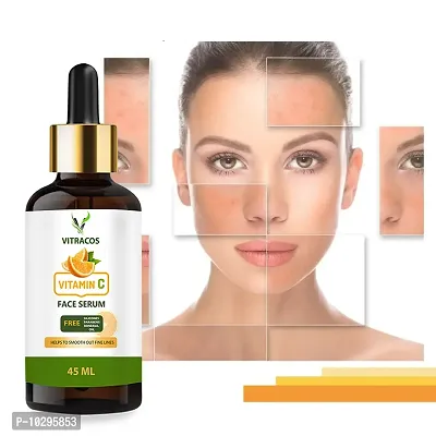 Vitracos Bright Complete Vitamin C Booster Serum - 45 Ml - 3 Days To Spotless Facial Serum - 45 Ml