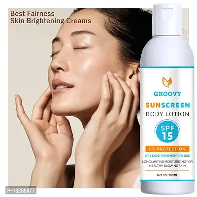 Sunscreen Body Lotion- 100 ml with Shea Butter for Smooth Skin-thumb0