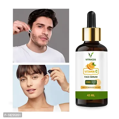 Vitracos Vitamin C Face Serum Anti Aging Skin Brightening Face Natural Beauty - 45 Ml