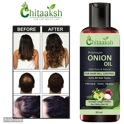 Onion Hair Oil Red Herbal Onion Oil (50ml) Pack of 1.-thumb0