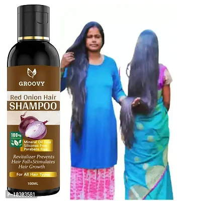 Onion Hair Shampoo Help For Hair Growth And Hair Fall Control For Men And Women 100 Ml-thumb0