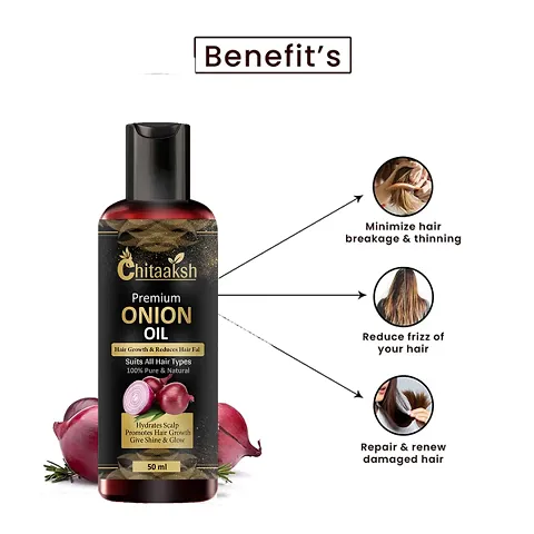 Onion Herbal Hair Oil For Controls Hair Fall