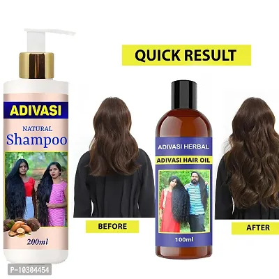 Neelambari Hair Care Best Hair Growth Hair Shampoo With Oil 200Ml+100 ml Pack Of 2