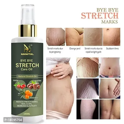 Nainital Present Stretch Marks Removal Oil - Natural Heal Pregnancy, , Legs, Mark Oil 100 Ml