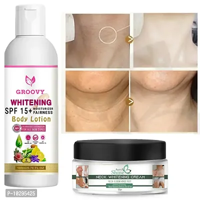 Groovy Whitening Body Lotion On Spf15+ Skin Lighten And Brightening Body Lotion Cream-Brightning For Women And Men 100 Ml With Whitening Cream