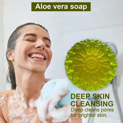 The Ultimate Aloe Vera Soap For Gentle Cleansing And Hydration Of Your Skin -100 Grams