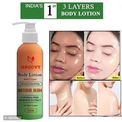 R All Type Of Skin 3 Layers Body Lotion Anti Aging, Glowing Skin - 100 Ml