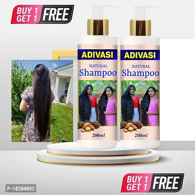 Herbal Premium Quality Hair Shampoo For Hair Regrowth - - 200 Mlbuy 1 Get 1 Free