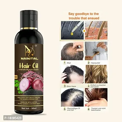 Hair Oil Onion Fast Hair Growth Oil - With Comb Applicator