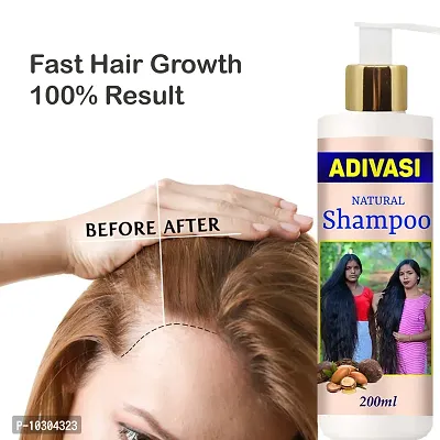 Brungamalaka Herbal Hair Shampoo Natural Organic Hair Growth Shampoo For Men And Women - 200 Ml