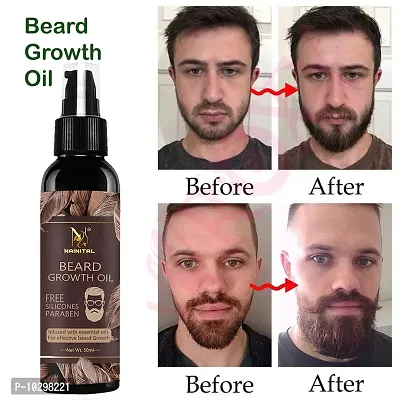 Nainital Beard Growth Oil, Mooch Oil For Strong And Healthy Beard Growth Hair Oil - 50 ml-thumb0