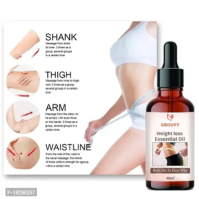 Fat Burning Oil,Slimming Oil, Fat Burner,Anti Cellulite And Skin Toning Slimming Oil For Stomach, Hips And Thigh Fat Loss-thumb3