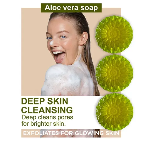 Aloe Vera Soap With Mint Extract - Multipack